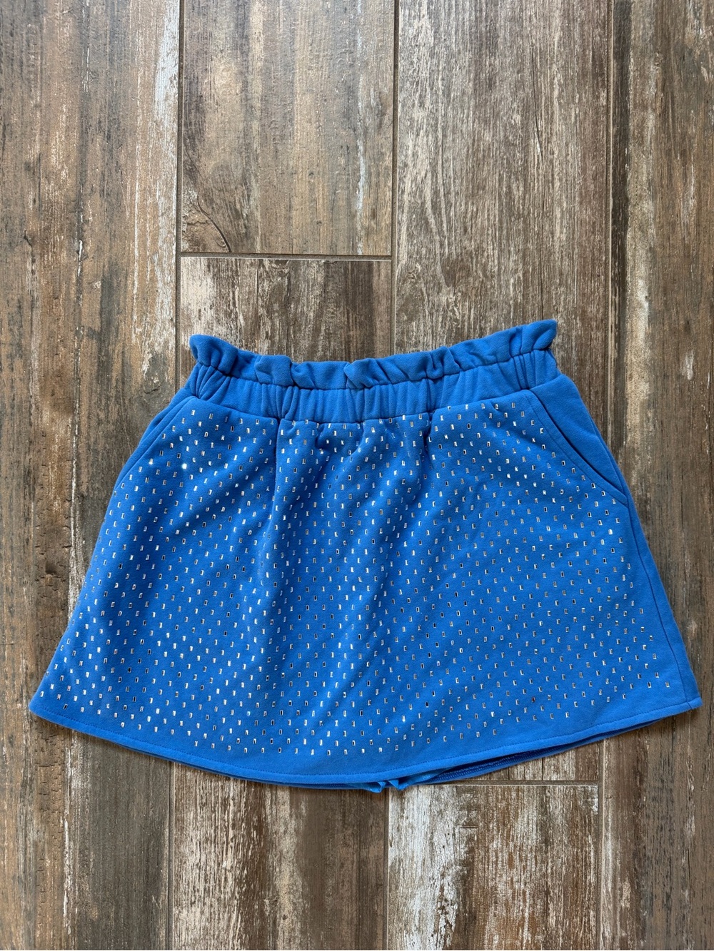 QUEEN OF SPARKLES  Blue Sequin Skort
